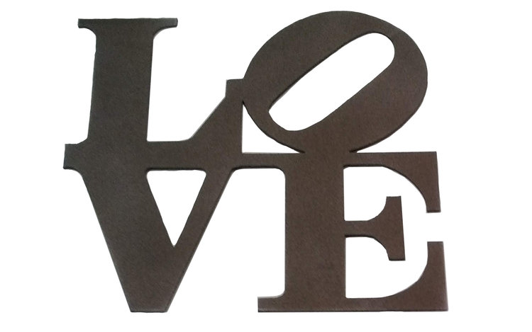 LOVE – Metal Art